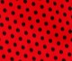 Red & Black Polka Dot Swing Dress