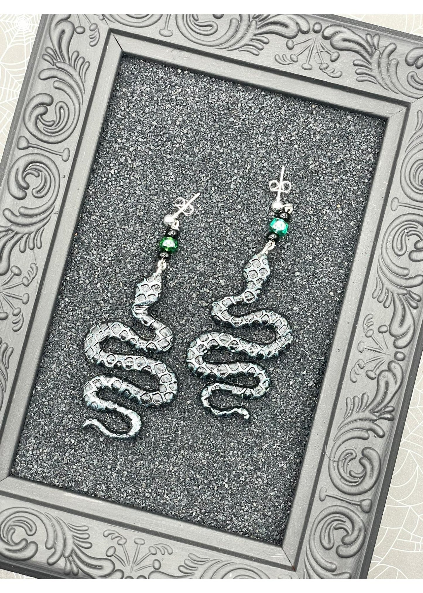 Salem Slithering Snake Earrings