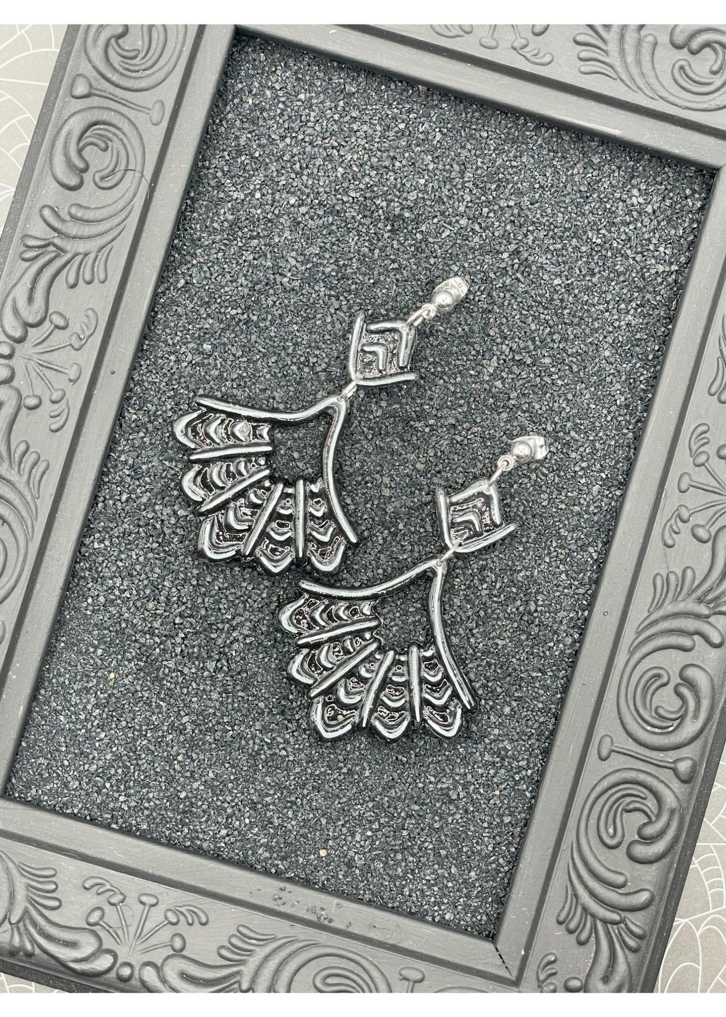 Salem Spider Web Dangly Earrings