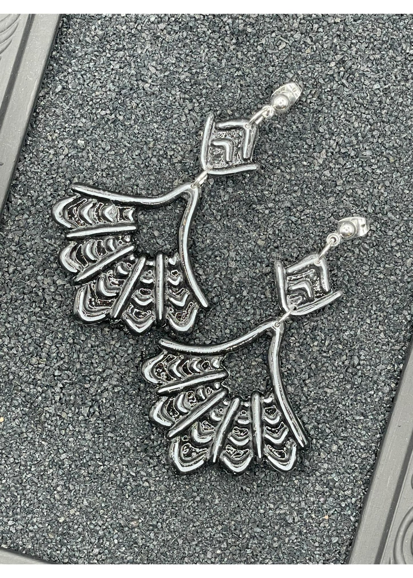 Salem Spider Web Dangly Earrings