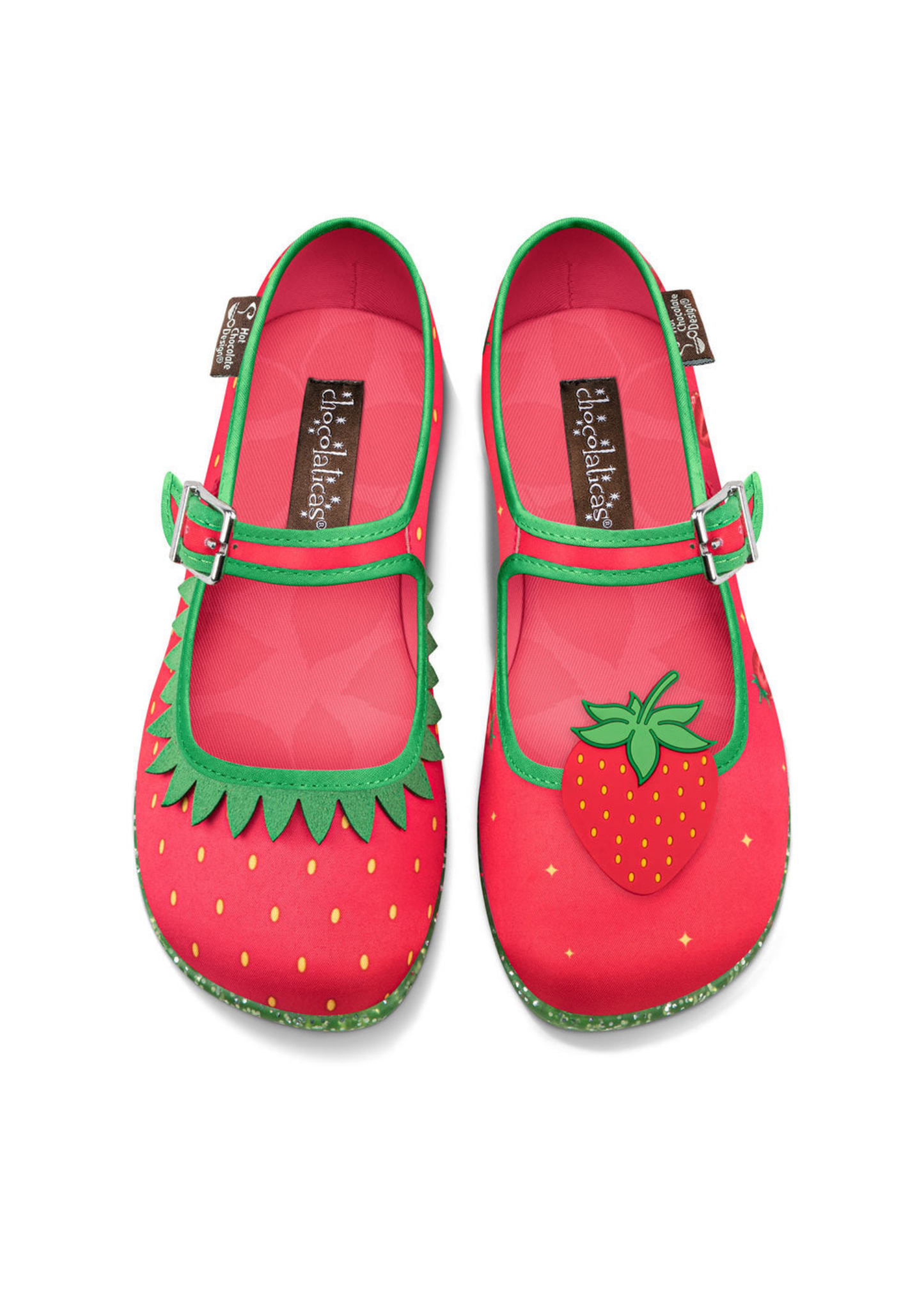 Chocolaticas® Berry Bliss Women's Mary Jane Flat