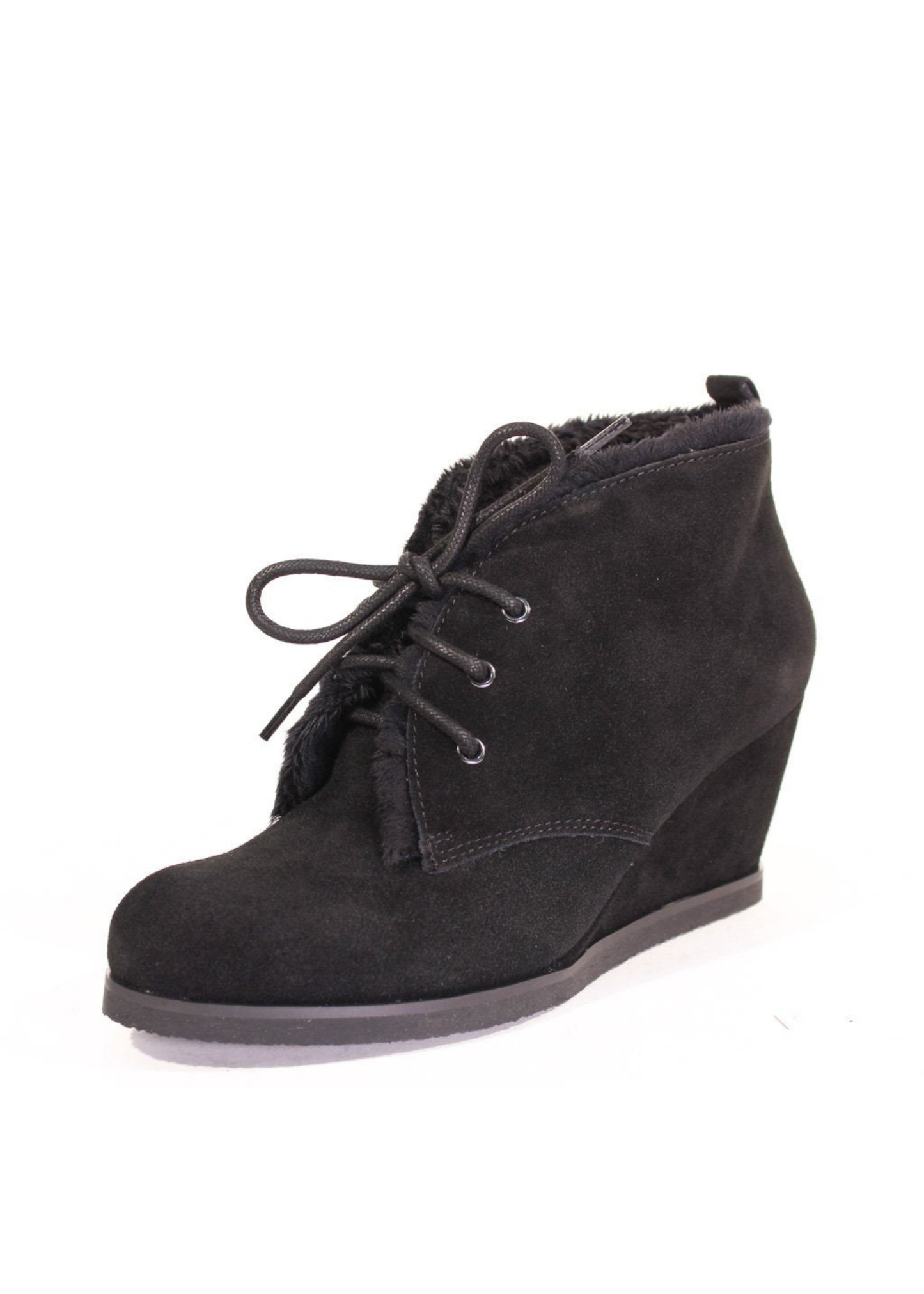 Toronto Suede Wedged Booties
