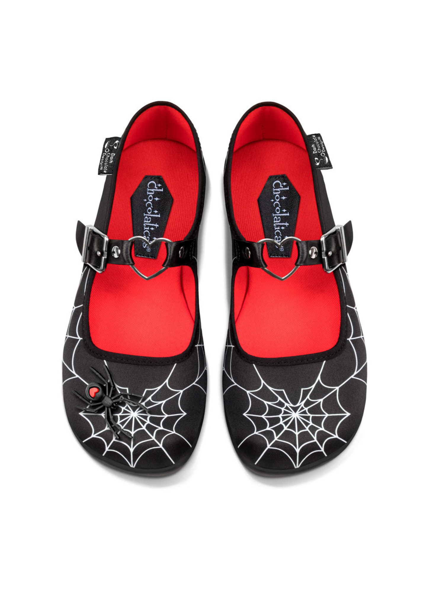 Chocolaticas® Widow Heart Women's Mary Jane Flat
