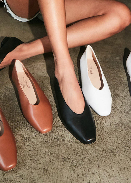 Slick Ballet Flats