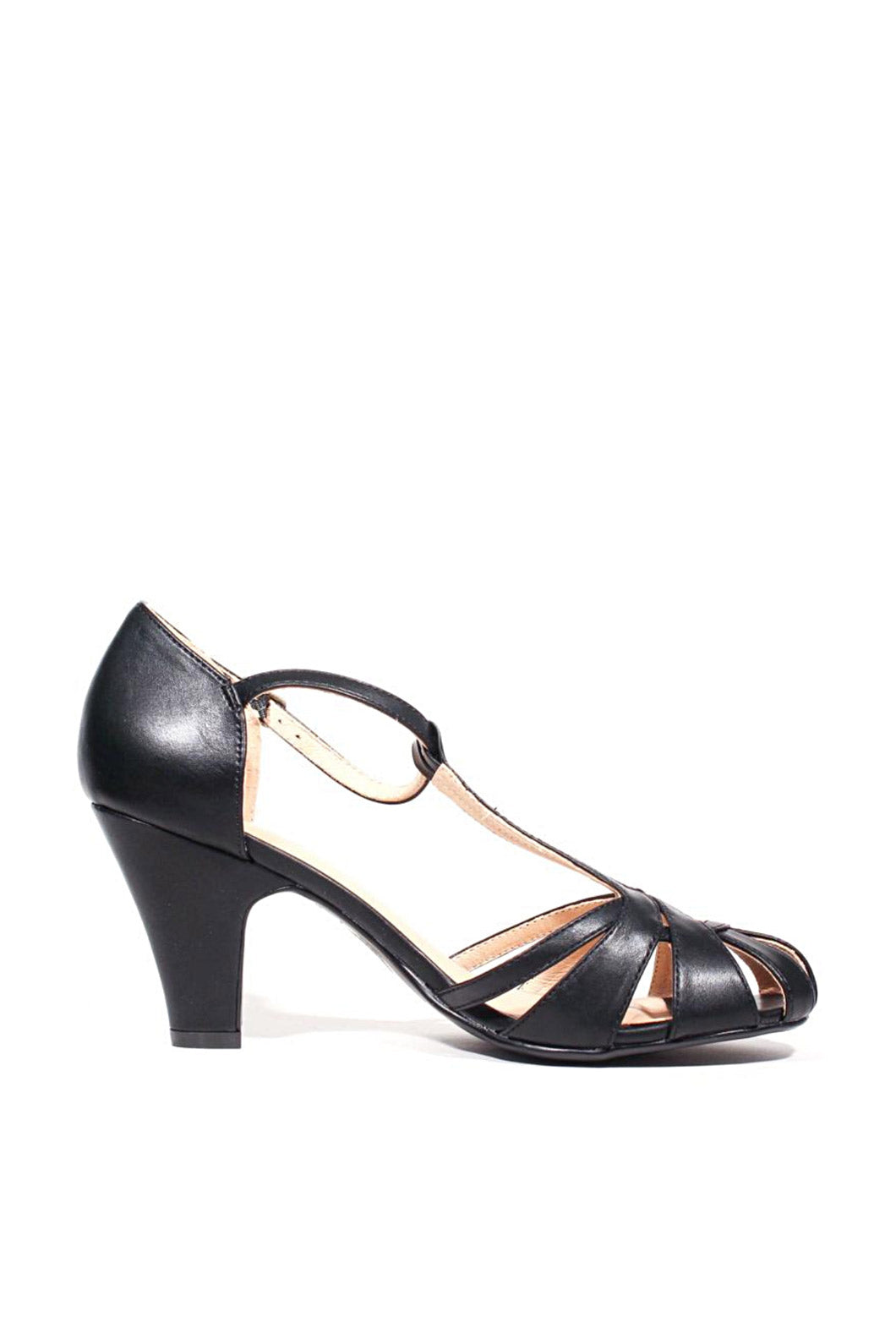 Sergi T-Strap Heels