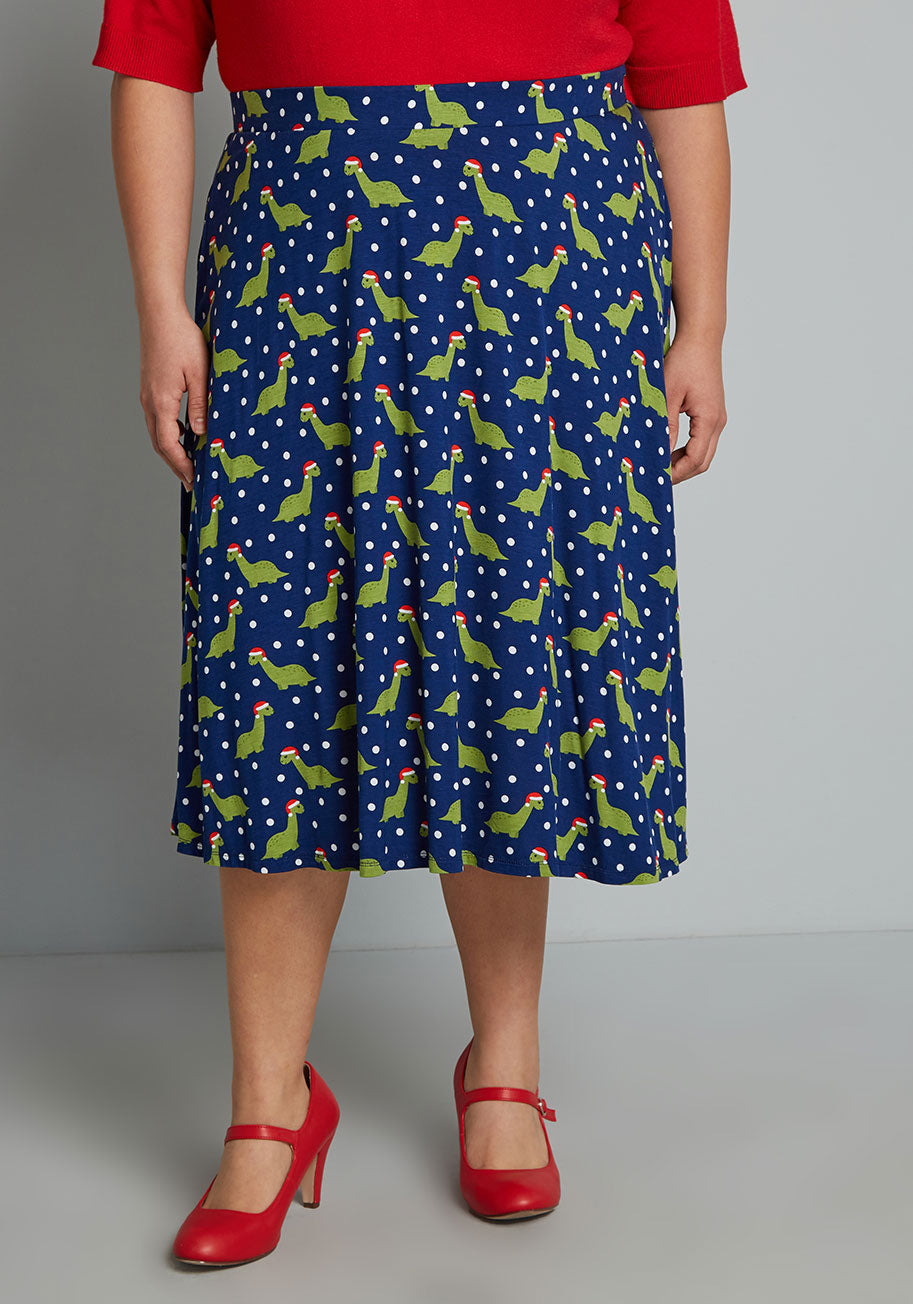 Excellence Attained Knit Midi Skirt