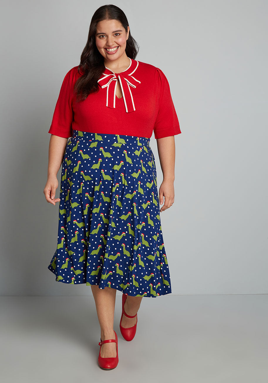 Excellence Attained Knit Midi Skirt