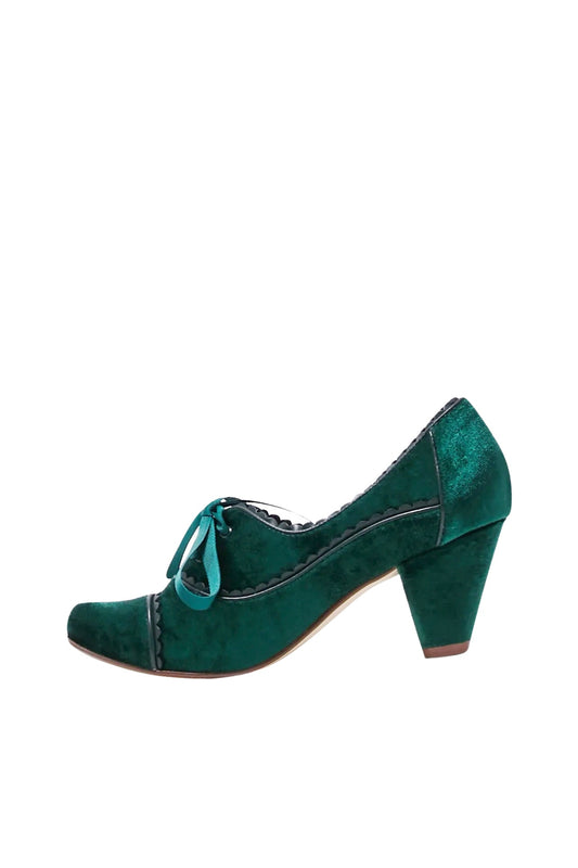 Madison Velvet Retro Heels