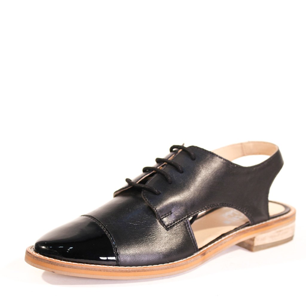 Shay Leather Slingback Loafers