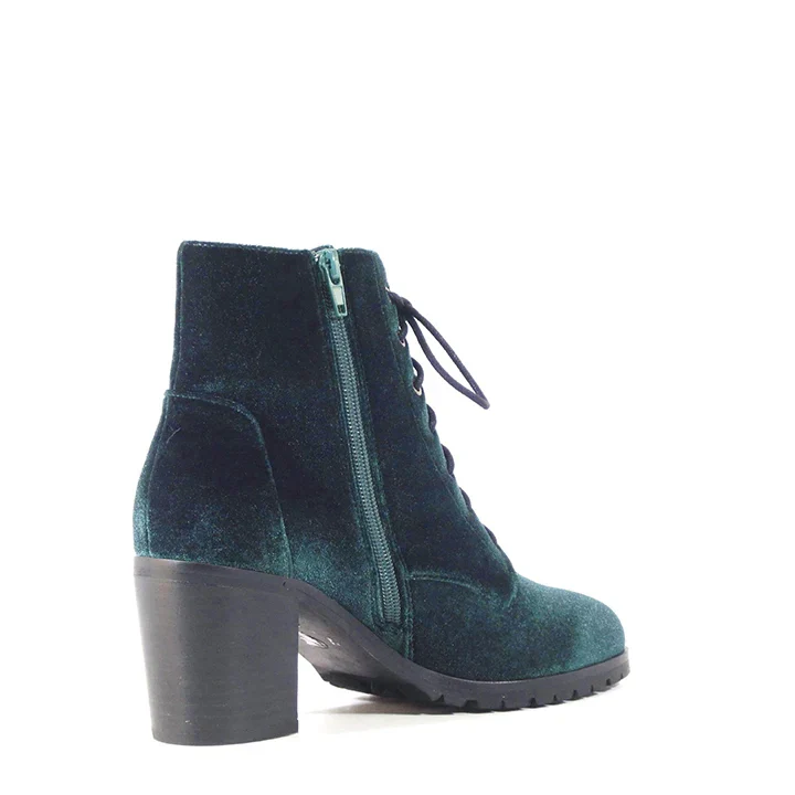 Timothy Velvet Booties