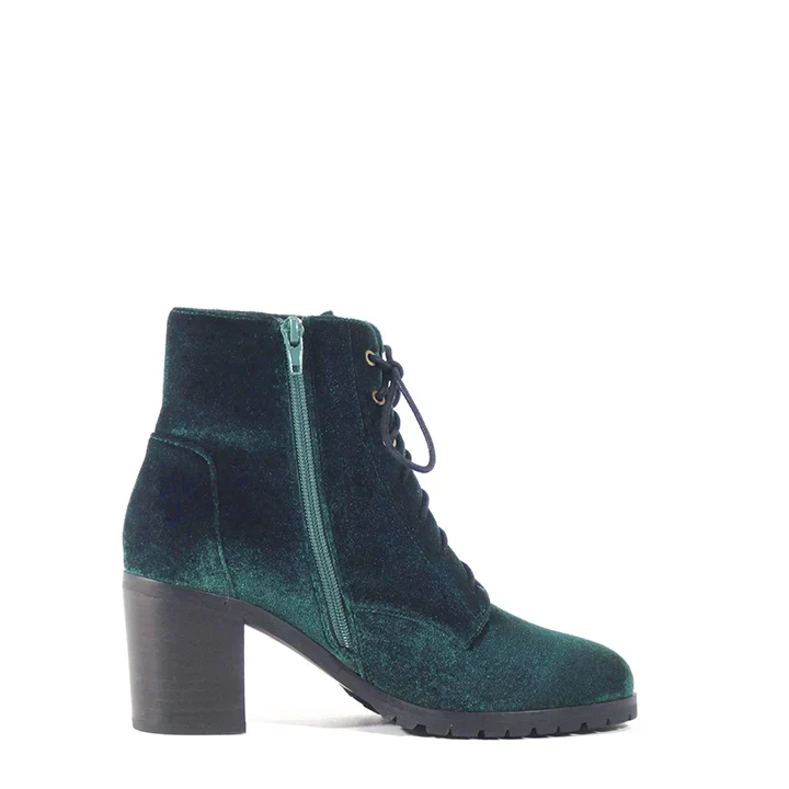 Timothy Velvet Booties