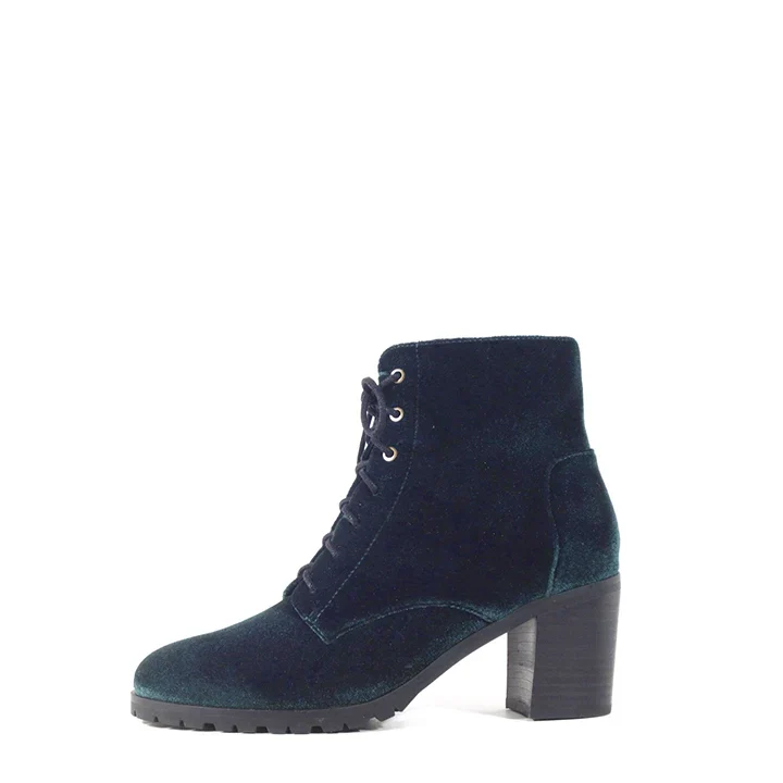 Timothy Velvet Booties