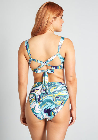 The Franky High-Waisted Bikini Bottom