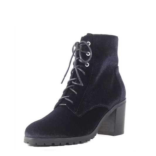 Timothy Velvet Booties