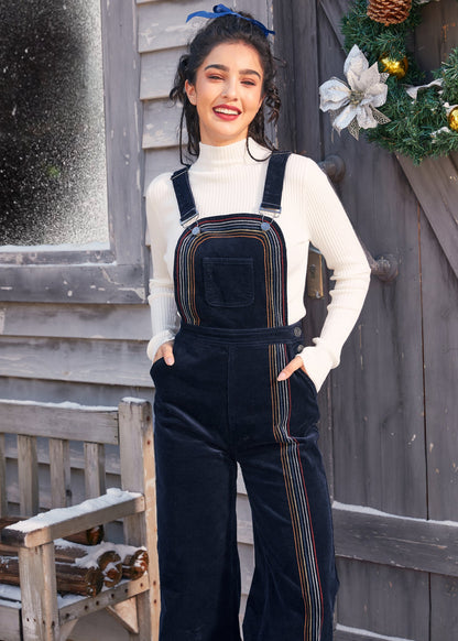 Rainbow With Me Corduroy Overalls