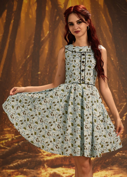 Elizabeth Dress in Hedgehogs