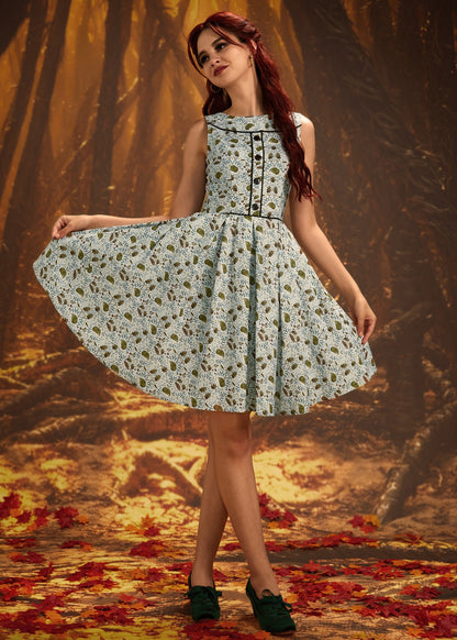 Elizabeth Dress in Hedgehogs