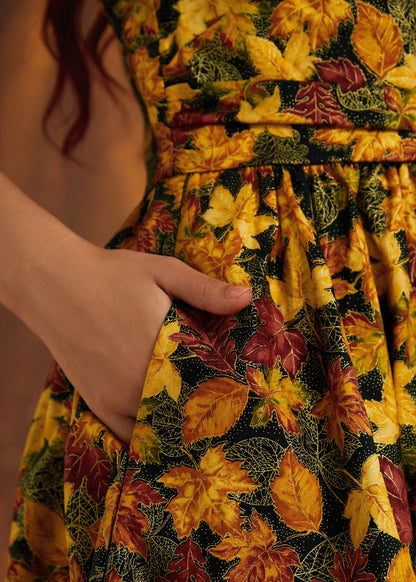 Leaves Greta Dress