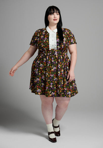 Yes, Darling Fit and Flare Dress