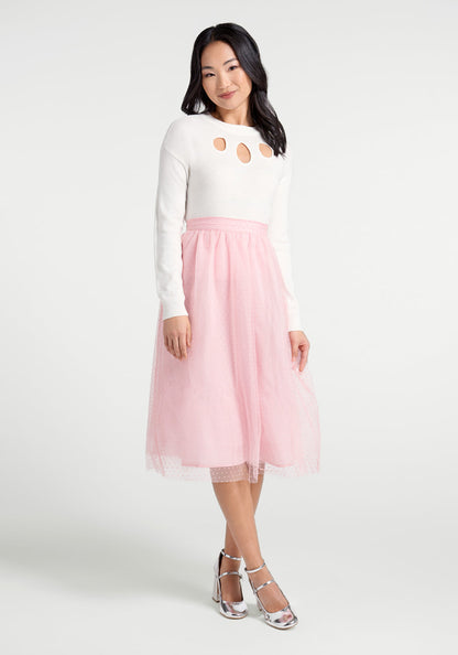 Spotted Across The Room Skirt