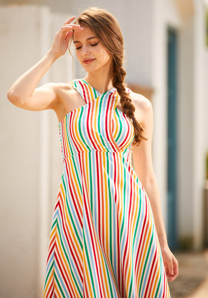 You've Yacht To Be Kidding Me Knit Midi Dress