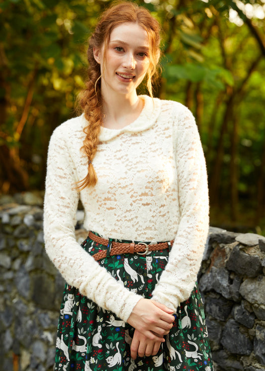 Sweep Me Off My Feet Peter Pan Collar Tee