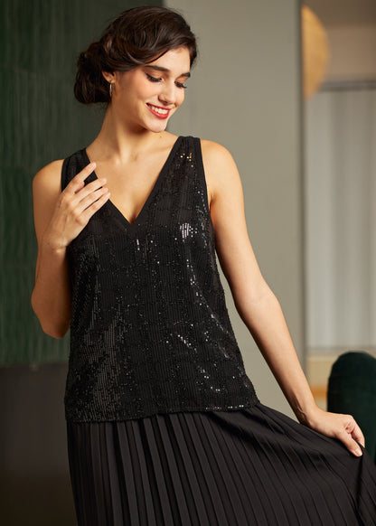 Classic Cutie Double V-Neck Tank Top