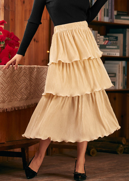 Vintage Tales Tiered Midi Skirt