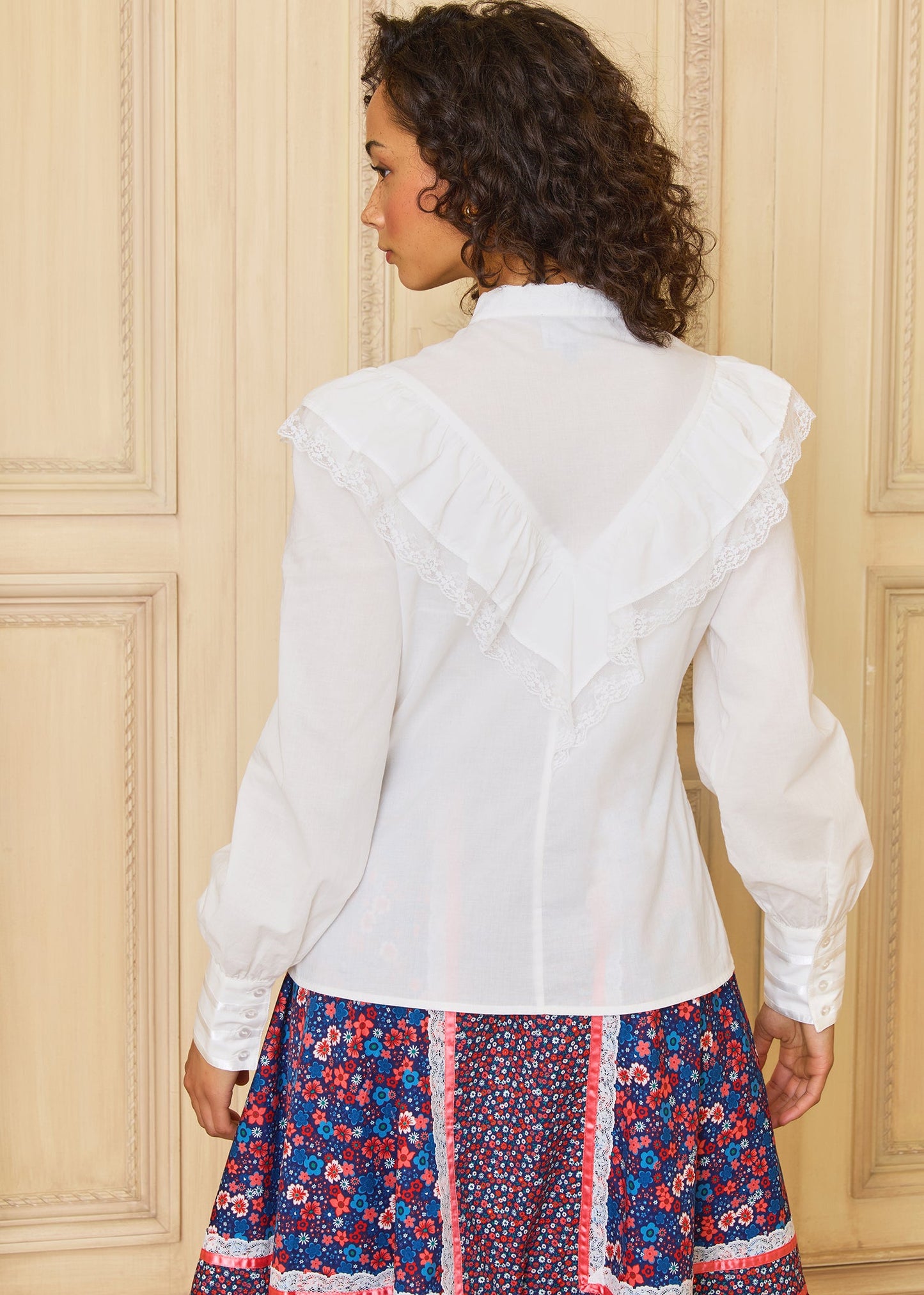 GUNNE SAX by ModCloth Karina Edwardian Ruffle Blouse