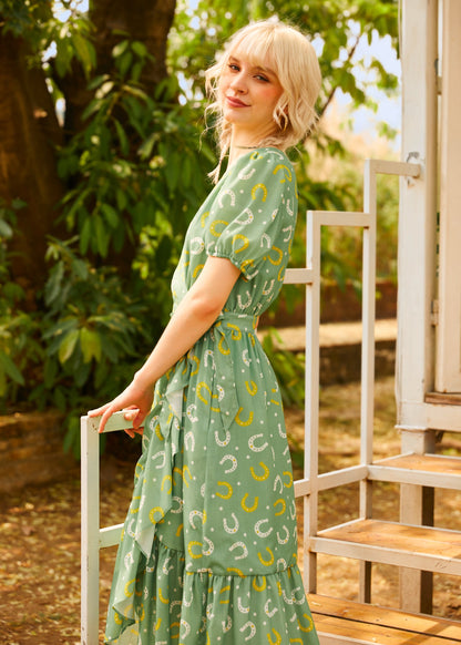 Luck Be a Lady Wrap Dress