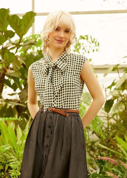 The Garden Stroll Bow Blouse