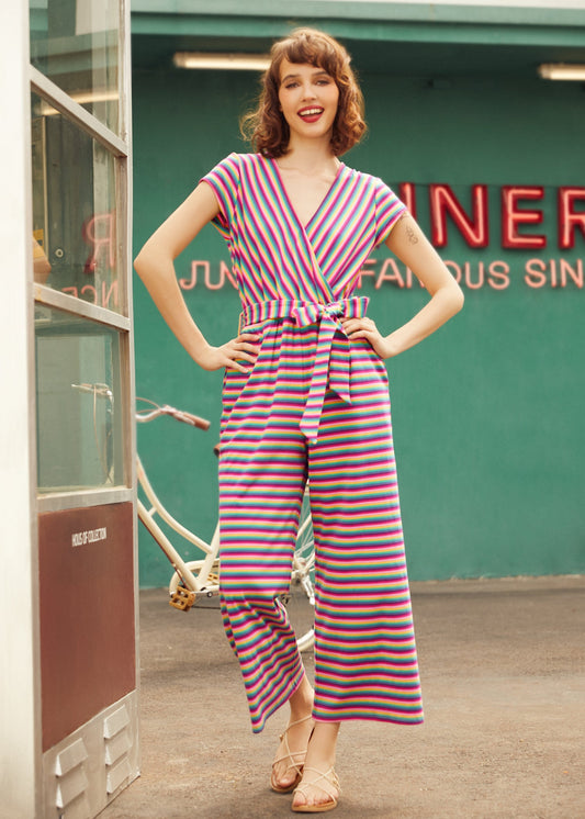 The Twist & Stripe Jumpsuit