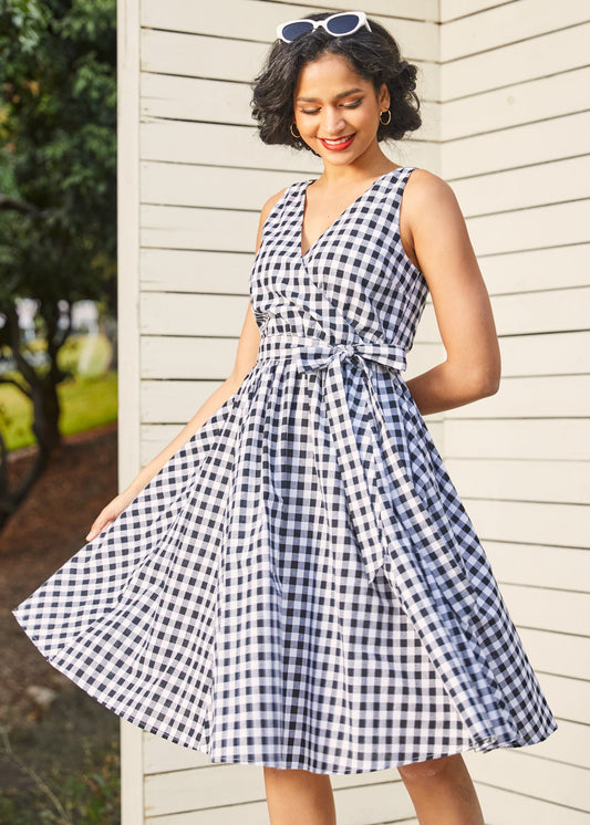 Instant Energy Faux-Wrap Dress