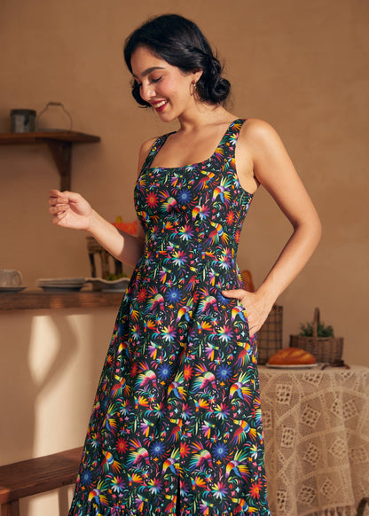 Riviera Stroll Midi Dress