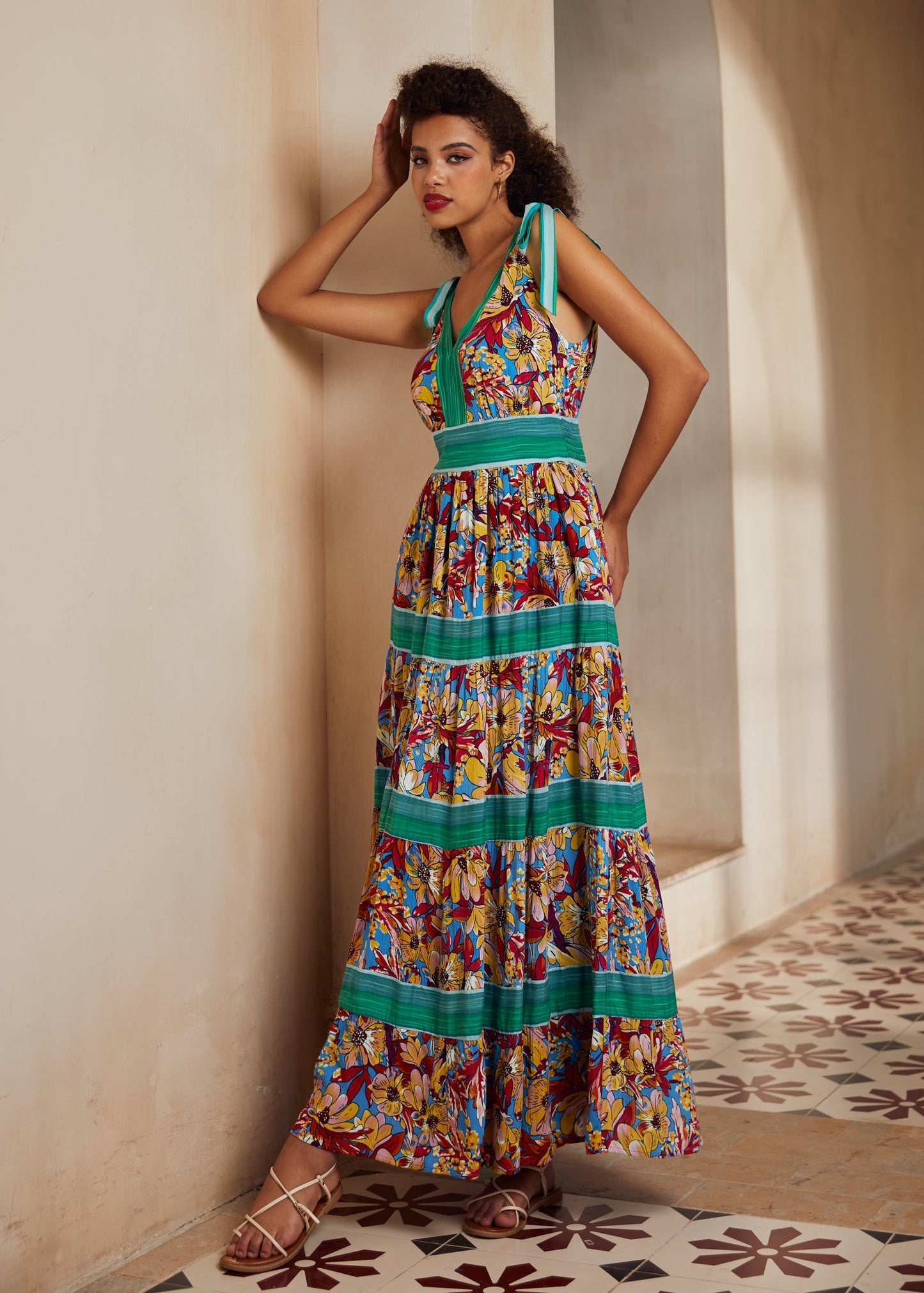 The Sunset Stroll Maxi Dress