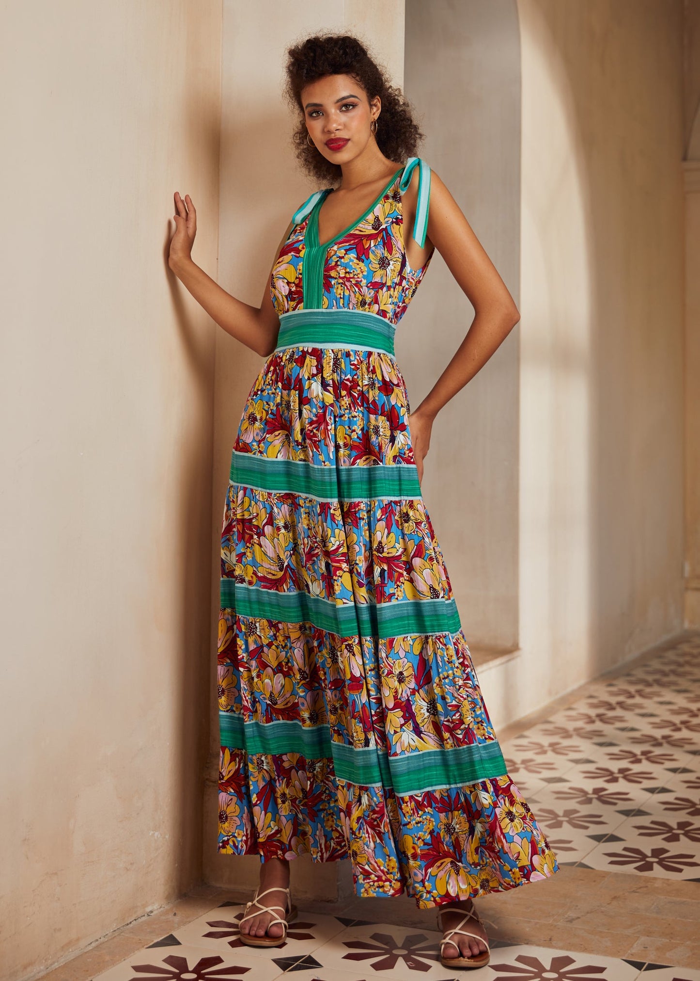 The Sunset Stroll Maxi Dress