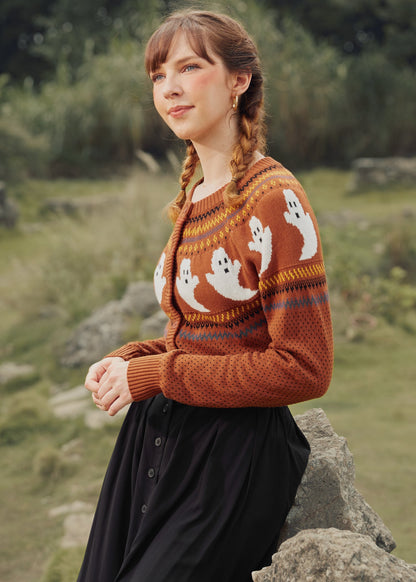 You've Been Ghosted Fair Isle Cardigan