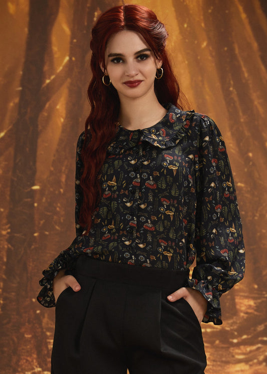 The Vive Ruffle Blouse