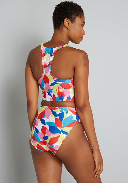 The Franky High-Waisted Bikini Bottom