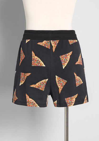 Let's Have A Toast Drawstring Shorts