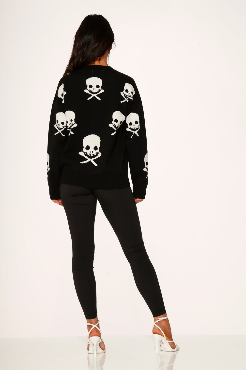 Black Skulls Sweater