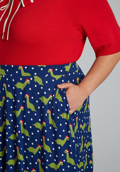 Excellence Attained Knit Midi Skirt