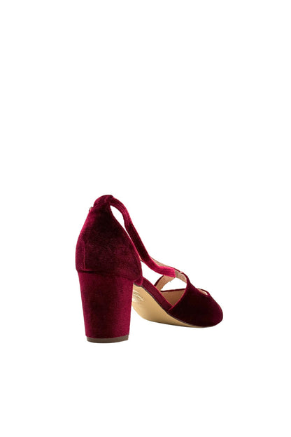 Oren Velvet Mary Jane Heels