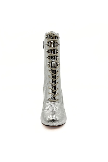 Claire Metallic Victorian Boots