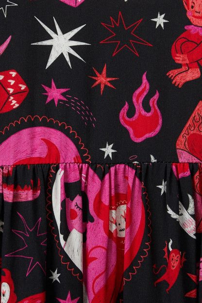 Devil Dance Party Dress