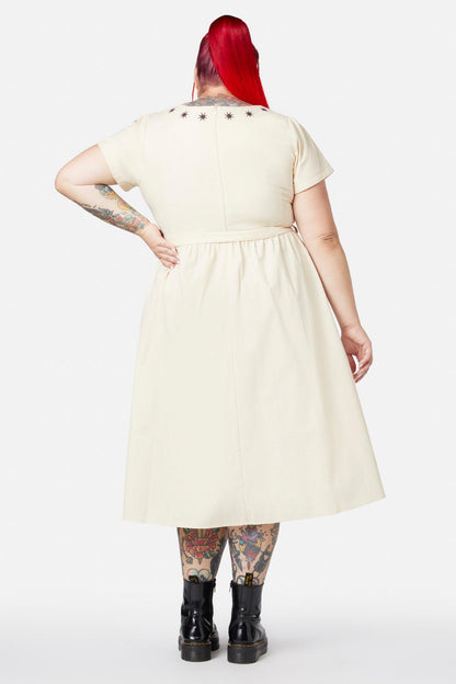Curve Saloon Midi Dress