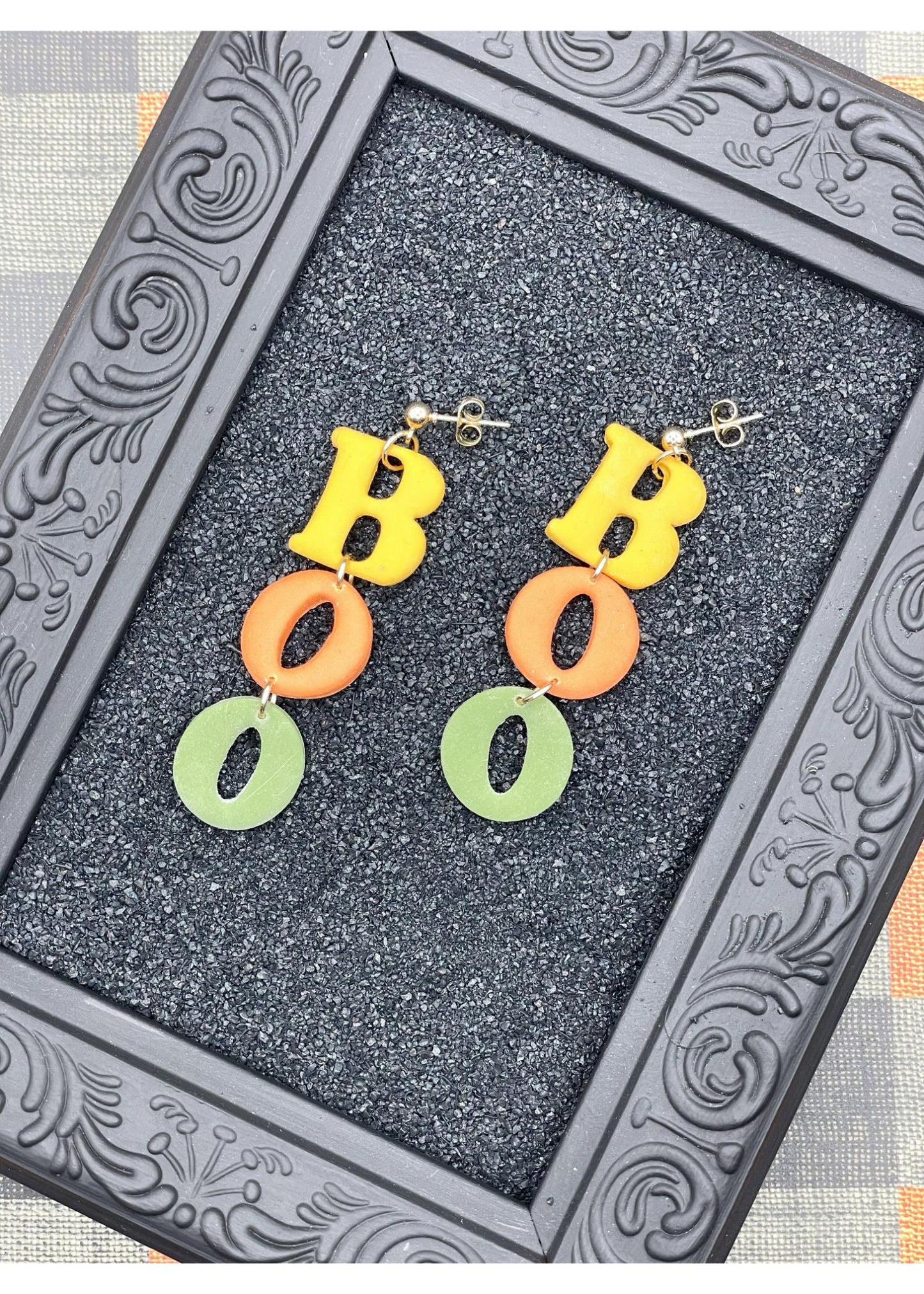 Salem BOO Dangle Earrings