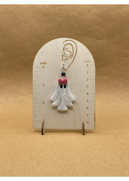 Salem Cute Ghosts with Bows Earrings