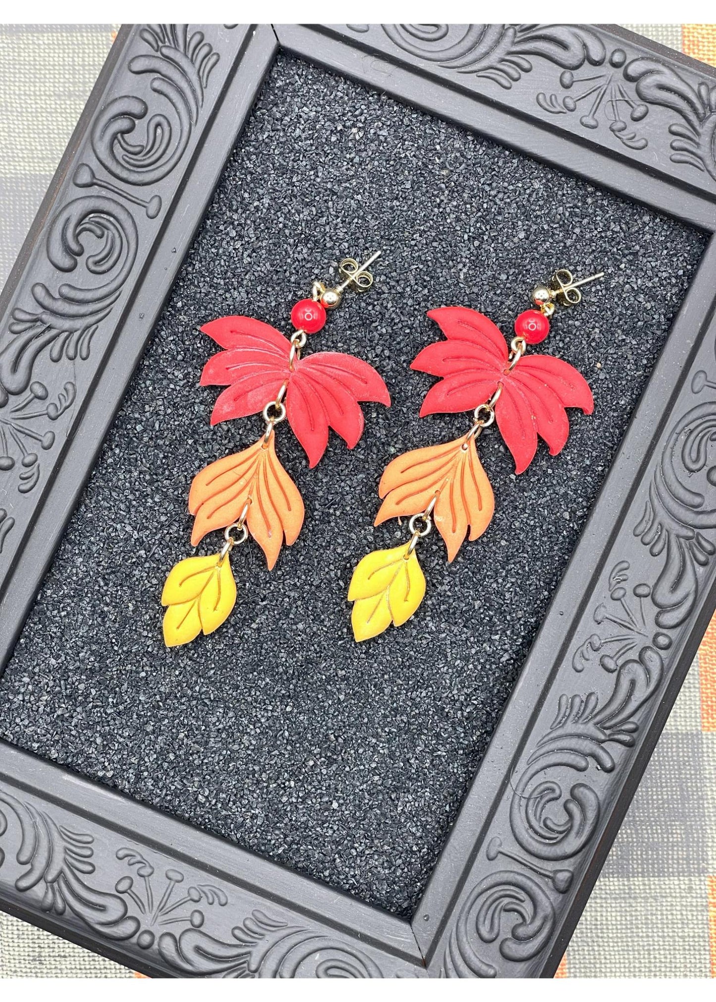 Salem Autumn Leaves Dangle Earrings