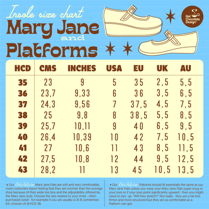 Chocolaticas® Purrfect Time Women's Mary Jane Platform